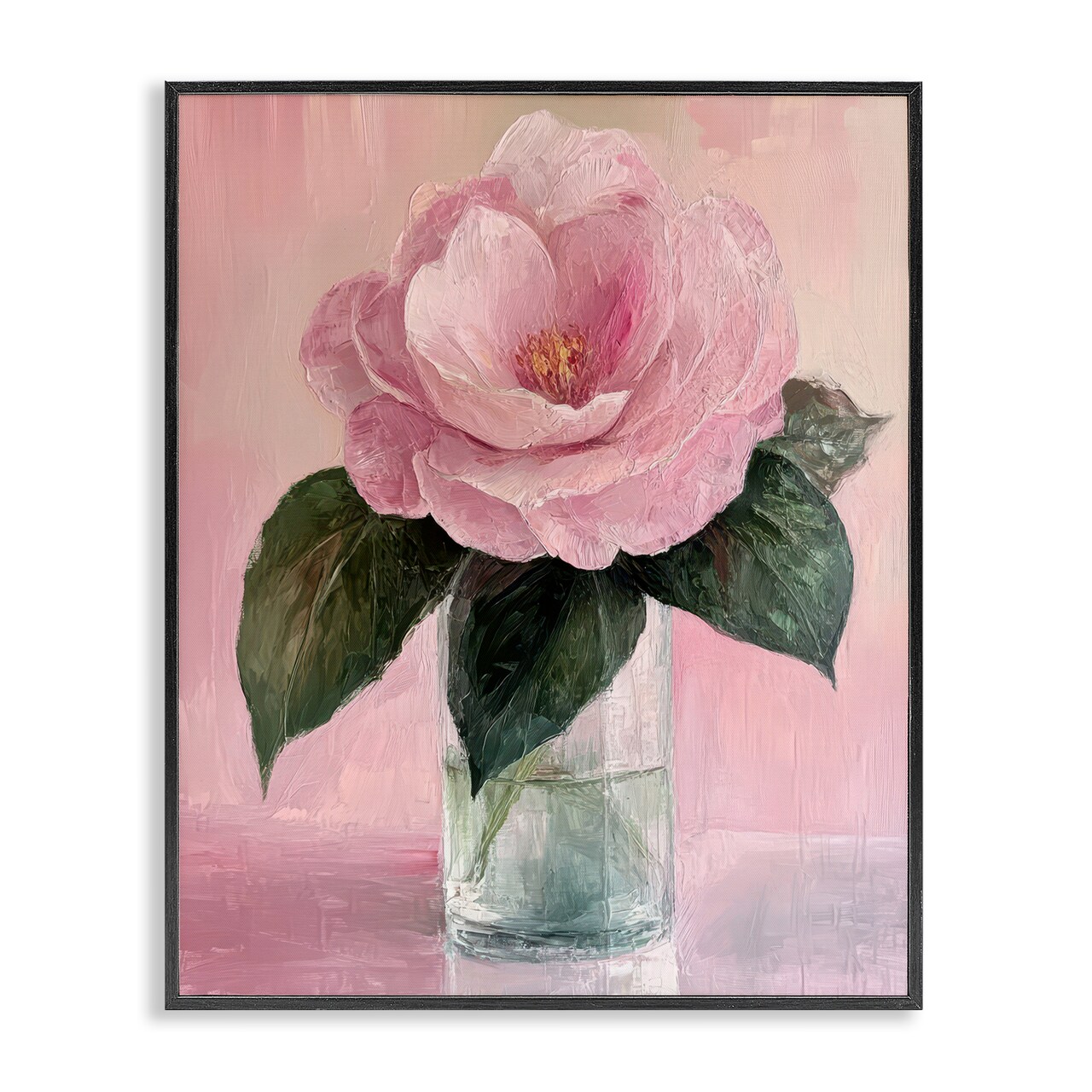 Stupell Industries Coral Flower Pink Blossom Framed Giclee, design by Petal Prints Design